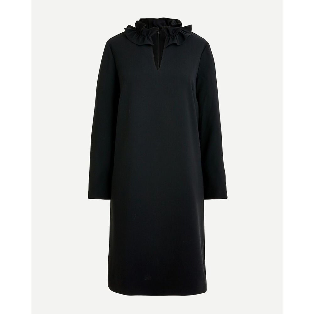 J. Crew Ruffle Neck Shift Dress